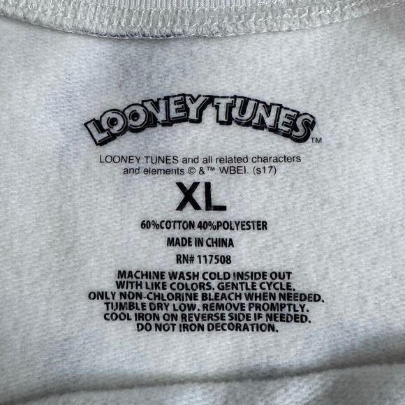 Hybrid Apparel Hybrid Warner Bros Looney Tunes Graphic Sweatshirt Women’s XL - Picture 5 of 8